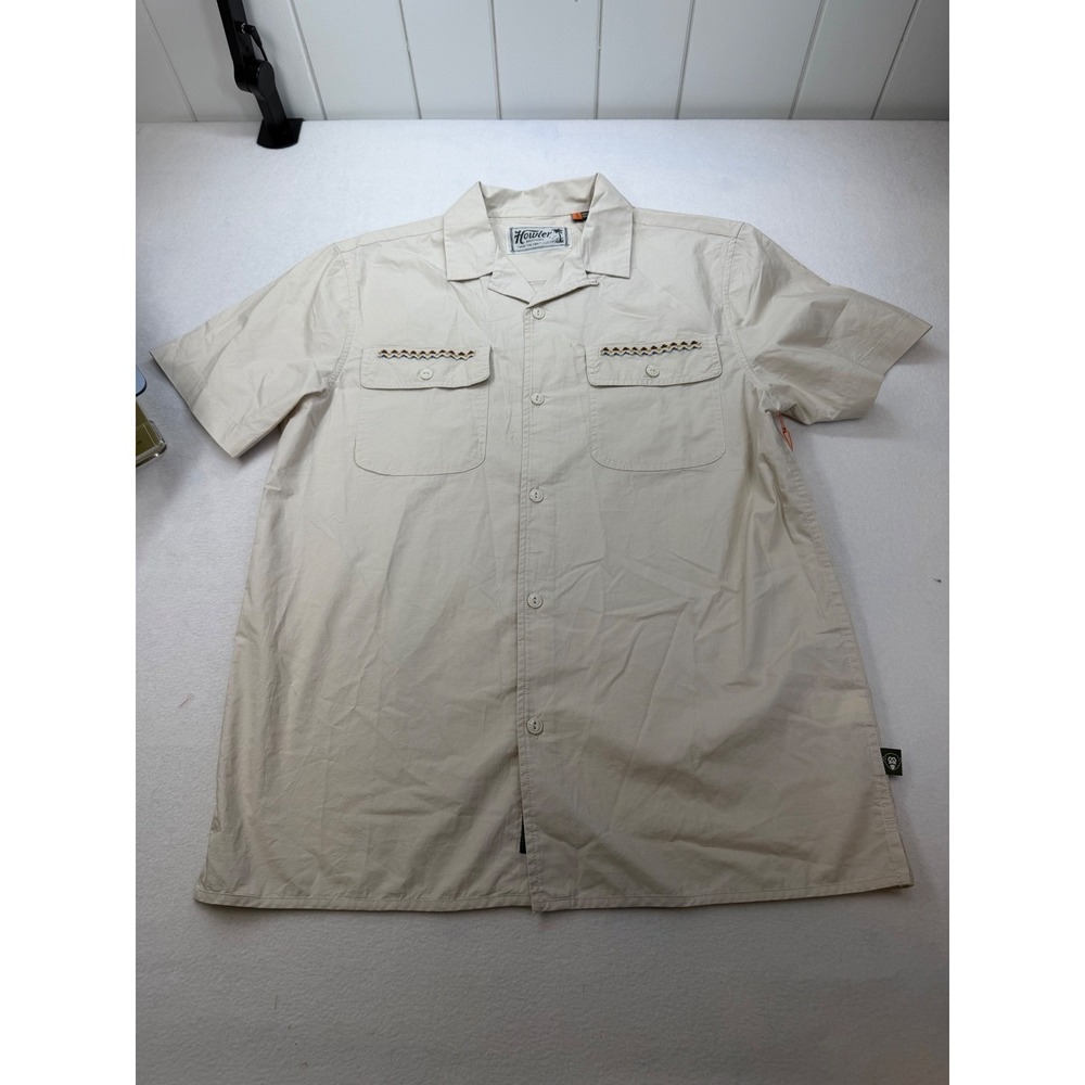 Howler Brothers Shores Club Shirt Putty Size Large NWT ($99 Retail) - Picture 2 of 7